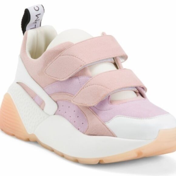 NWT Stella MCCARTNEY AUTHENTIC ECLIPSE  WHITE/PINK WOMAN SNEAKERS EU 40 … - Picture 1 of 16